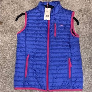 Brand new vineyard vines girls puffy vest